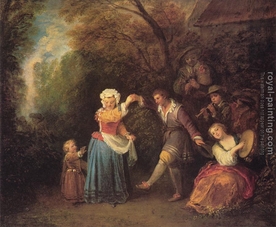 Jean-Antoine Watteau : La Danse Champetre